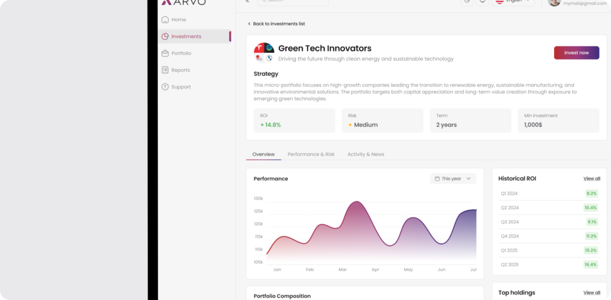 Investment Dashboard